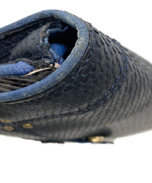 jerome dreyfuss（ジェロームドレイフェス）jerome dreyfuss (ジェロームドレイフェス) クラッチバッグ ブルーの古着・服飾アイテム