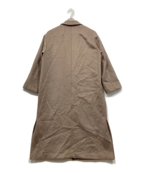 SIMPLICITE（シンプリシテ）SIMPLICITE (シンプリシテ) Wビーバーロングチェスターコート ベージュ サイズ:FREEの古着・服飾アイテム
