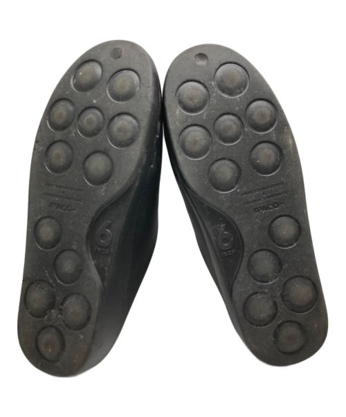 PPACO（パコ）PPACO (パコ) HYKE (ハイク) スライドサンダル ブラック サイズ:24㎝の古着・服飾アイテム