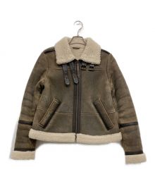 SESSUN（セッスン）の古着「ムートンジャケット / CHORIS 19 ムートンジャケット」｜オリーブ