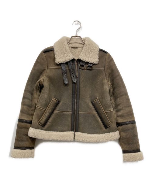 SESSUN（セッスン）SESSUN (セッスン) ムートンジャケット / CHORIS 19 ムートンジャケット オリーブ サイズ:Sの古着・服飾アイテム