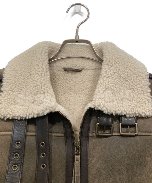 SESSUN（セッスン）SESSUN (セッスン) ムートンジャケット / CHORIS 19 ムートンジャケット オリーブ サイズ:Sの古着・服飾アイテム