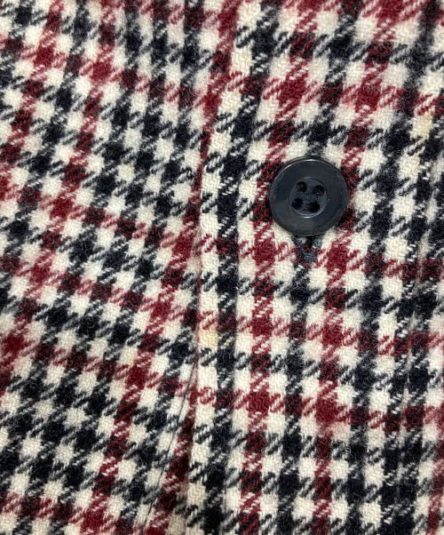 PENDLETON（ペンドルトン）PENDLETON (ペンドルトン) チェックサファリシャツ ホワイト×レッド サイズ:Lの古着・服飾アイテム