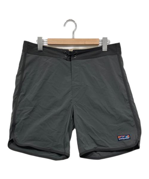 Patagonia（パタゴニア）Patagonia (パタゴニア) スカラップヘム・ストレッチ・ウェーブフェアラー・ボードショーツ グレー サイズ:34の古着・服飾アイテム