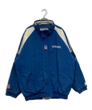 田*太様 スターターNFLプロラインのライダーズ ビンテージ中綿ジャケット 中古・古着通販】STARTER (スターター) NFLチーム ナイロンジャケット
