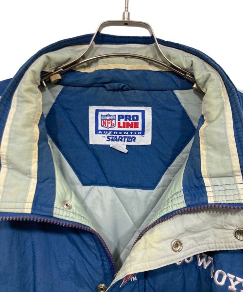 STARTER（スターター）STARTER (スターター) NFLチーム ナイロンジャケット ブルー サイズ:Lの古着・服飾アイテム