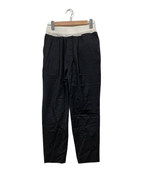 JOHN LAWRENCE SULLIVAN（ジョン ローレンス サリバン）JOHN LAWRENCE SULLIVAN (ジョン ローレンス サリバン) イージータックパンツ ブラック サイズ:36の古着・服飾アイテム