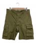 HOUSTON（ヒューストン）の古着「M-47 ヘリンボーンツイル ショーツ」｜オリーブ