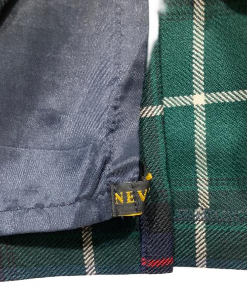 GLEN NEVIS（グレン ネイビス）GLEN NEVIS (グレン ネイビス) プリーツチェックラップスカート グリーン サイズ:Lの古着・服飾アイテム