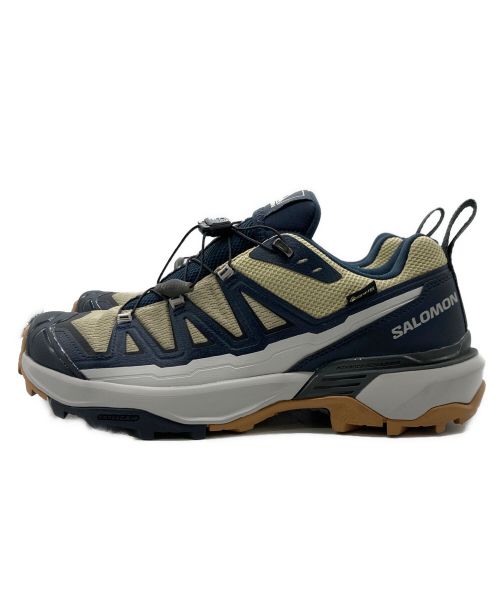 SALOMON（サロモン）SALOMON (サロモン) X ULTRA 360 EDGE GORE-TEX ベージュ×ネイビー サイズ:26㎝の古着・服飾アイテム