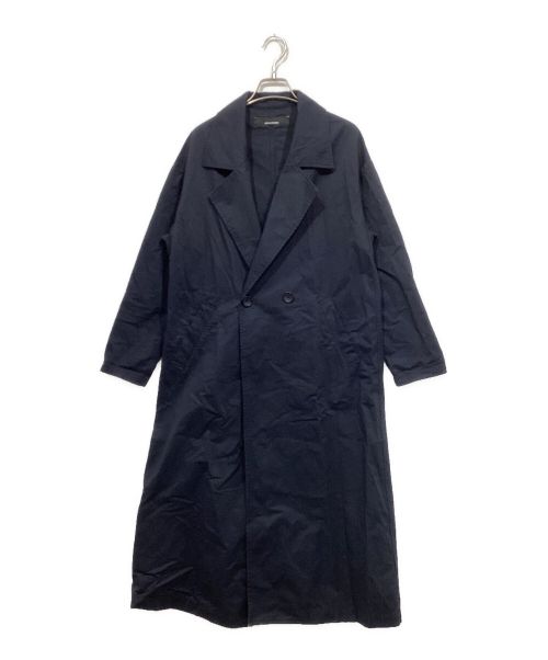 JOURNAL STANDARD（ジャーナルスタンダード）JOURNAL STANDARD (ジャーナル スタンダード) コットンツイルロングコート ネイビー サイズ:Freeの古着・服飾アイテム