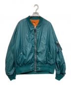 JOURNAL STANDARDジャーナルスタンダード）の古着「カラー MA-1ブルゾン」｜グリーン