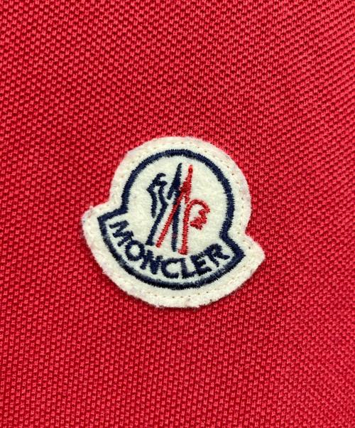 MONCLER（モンクレール）MONCLER (モンクレール) ポロシャツ レッド サイズ:Ｓの古着・服飾アイテム