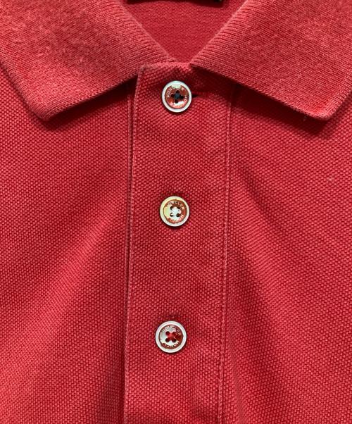 MONCLER（モンクレール）MONCLER (モンクレール) ポロシャツ レッド サイズ:Ｓの古着・服飾アイテム