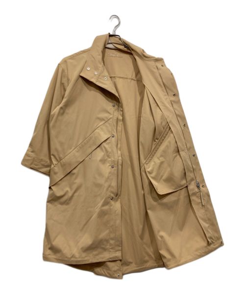 WILD THINGS（ワイルドシングス）WILD THINGS (ワイルドシングス) スタンドカラーロングコート ベージュ サイズ:FREEの古着・服飾アイテム