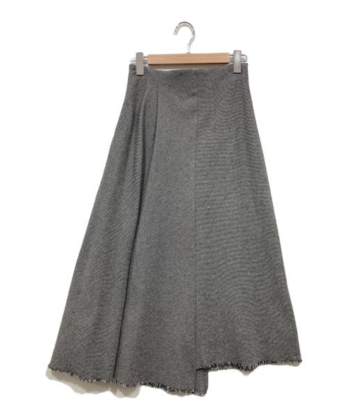 Snidel（スナイデル）Snidel (スナイデル) アシンメトリーデザインスカート グレー サイズ:1の古着・服飾アイテム