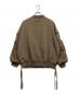 midvein (ミッドヴェイン) シワ加工ジャケット オリーブ サイズ:M：5000円