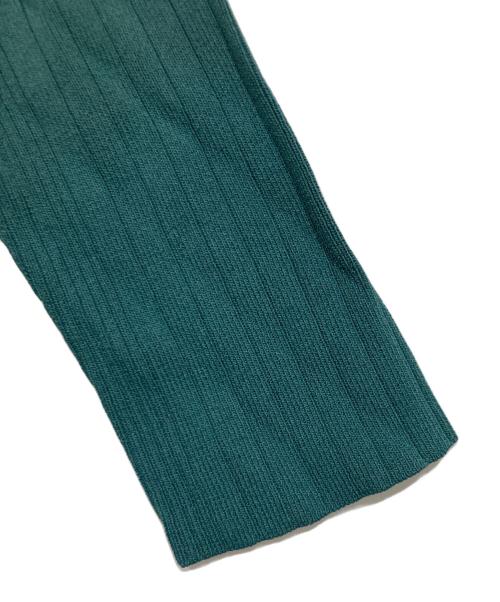 GRACE CONTINENTAL（（グレースコンチネンタル）GRACE CONTINENTAL (グレースコンチネンタル) チェックプリーツニットワンピース グリーン サイズ:36の古着・服飾アイテム