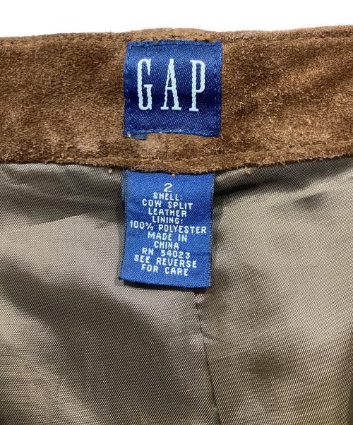 OLD GAP（オールドギャップ）OLD GAP (オールドギャップ) スウェードスカート ブラウン サイズ:2の古着・服飾アイテム