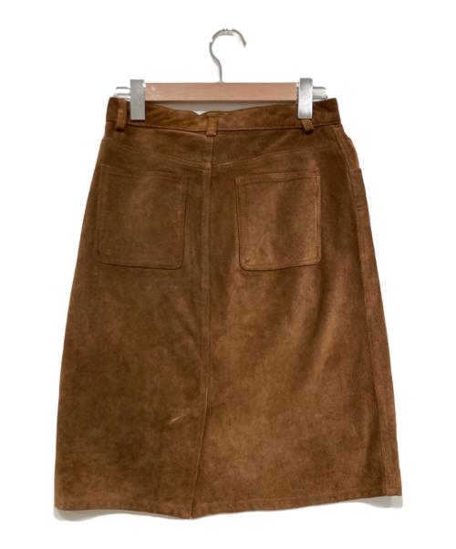 OLD GAP（オールドギャップ）OLD GAP (オールドギャップ) スウェードスカート ブラウン サイズ:2の古着・服飾アイテム