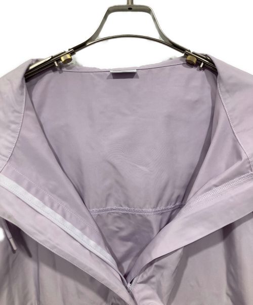 Snidel（スナイデル）Snidel (スナイデル) FILA (フィラ) Sustainableフーディーブルゾン　FILAコラボ パープル サイズ:FREEの古着・服飾アイテム