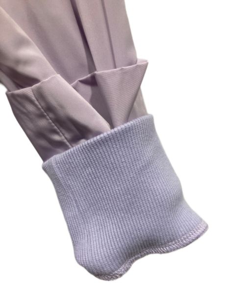 Snidel（スナイデル）Snidel (スナイデル) FILA (フィラ) Sustainableフーディーブルゾン　FILAコラボ パープル サイズ:FREEの古着・服飾アイテム