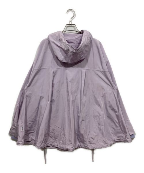 Snidel（スナイデル）Snidel (スナイデル) FILA (フィラ) Sustainableフーディーブルゾン　FILAコラボ パープル サイズ:FREEの古着・服飾アイテム