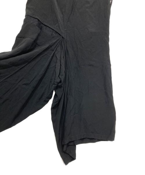 Y's（ワイズ）Y's (ワイズ) デザインロングスカート ブラック サイズ:3の古着・服飾アイテム