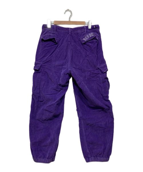 NIKE（ナイキ）NIKE (ナイキ) SUPREME (シュプリーム) Arc Corduroy Cargo Pant パープル サイズ:Mの古着・服飾アイテム