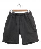 THE BLACK EYE PATCHブラックアイパッチ）の古着「スウェットハーフパンツ」｜ブラウン