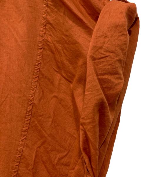 URBAN RESEARCH DOORS（アーバンリサーチドアーズ）URBAN RESEARCH DOORS (アーバンリサーチドアーズ) ットンボイルタックワイドブラウス オレンジ サイズ:Ｍの古着・服飾アイテム