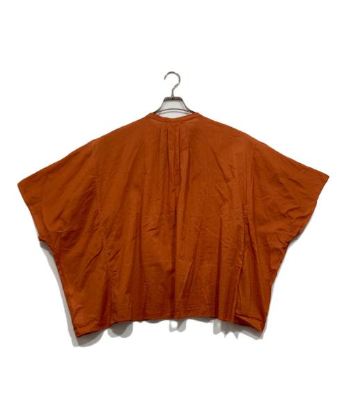 URBAN RESEARCH DOORS（アーバンリサーチドアーズ）URBAN RESEARCH DOORS (アーバンリサーチドアーズ) ットンボイルタックワイドブラウス オレンジ サイズ:Ｍの古着・服飾アイテム
