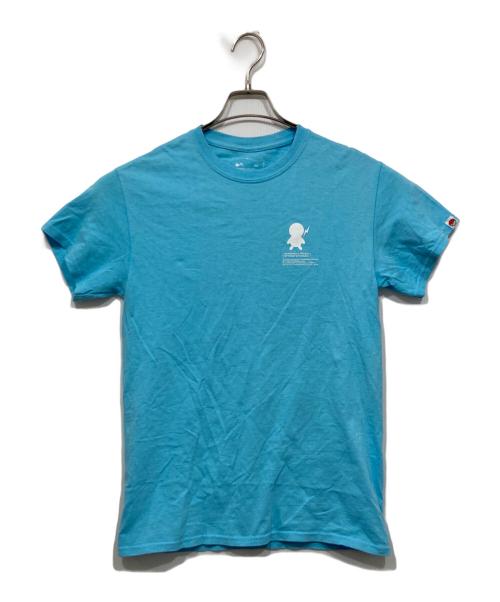 FRAGMENT DESIGN（フラグメントデザイン）FRAGMENT DESIGN (フラグメントデザイン) プリントTシャツ ブルー サイズ:Sの古着・服飾アイテム