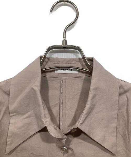 FRAY ID（フレイ アイディー）FRAY ID (フレイ アイディー) タックスリーブシャツワンピース ピンクの古着・服飾アイテム