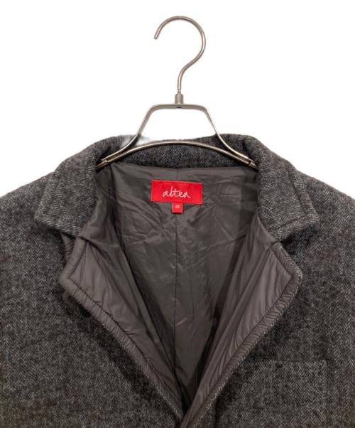Altea（アルテア）altea (アルテア) ウール中綿ジャケット ブラウン サイズ:Mの古着・服飾アイテム