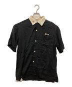 KING LOUIEキングルイ）の古着「レーヨンボーリングシャツ」｜ブラック
