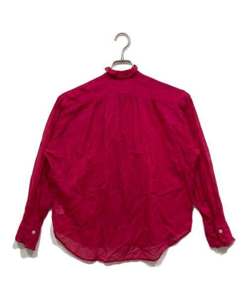 ISABEL MARANT ETOILE（イザベルマランエトワール）ISABEL MARANT ETOILE (イザベルマランエトワール) PAMIAS TOP フリルカラーブラウス ピンク サイズ:36の古着・服飾アイテム