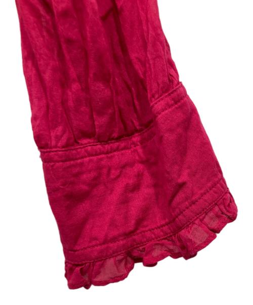 ISABEL MARANT ETOILE（イザベルマランエトワール）ISABEL MARANT ETOILE (イザベルマランエトワール) PAMIAS TOP フリルカラーブラウス ピンク サイズ:36の古着・服飾アイテム