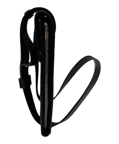 N.HOOLYWOOD（エヌ ハリウッド）N.HOOLYWOOD (エヌ ハリウッド) PORTER (ポーター) レザーショルダーバッグ ブラックの古着・服飾アイテム