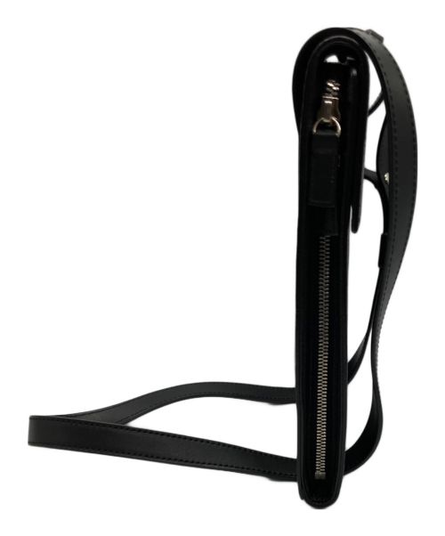 N.HOOLYWOOD（エヌ ハリウッド）N.HOOLYWOOD (エヌ ハリウッド) PORTER (ポーター) レザーショルダーバッグ ブラックの古着・服飾アイテム