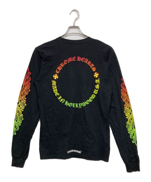 CHROME HEARTS（クロムハーツ）CHROME HEARTS (クロムハーツ) ロングスリーブカットソー ブラック サイズ:Mの古着・服飾アイテム