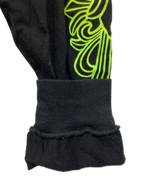 CHROME HEARTS（クロムハーツ）CHROME HEARTS (クロムハーツ) ロングスリーブカットソー ブラック サイズ:Mの古着・服飾アイテム