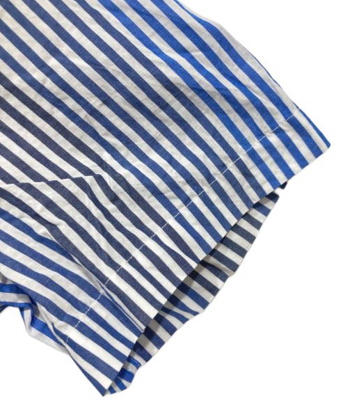 KITH（キス）KITH (キス) 半袖ストライプシャツ ブルー サイズ:記載なしの古着・服飾アイテム