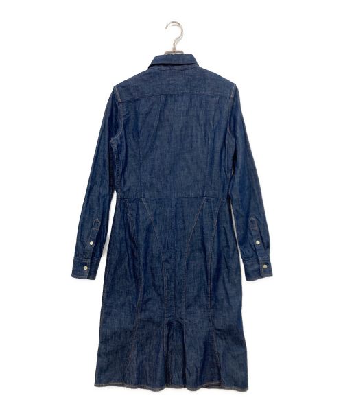 POLO RALPH LAUREN（ポロ・ラルフローレン）POLO RALPH LAUREN (ポロ・ラルフローレン) デニムシャツワンピース インディゴ サイズ:4の古着・服飾アイテム