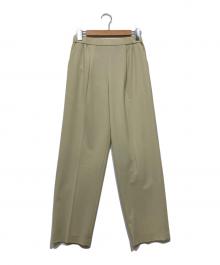 Adam et Rope（アダム エ ロペ）の古着「【サステナブル】イージーリラックスパンツ」｜ベージュ