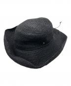 HELEN KAMINSKIヘレンカミンスキー）の古着「ラフィアハット」｜ブラック