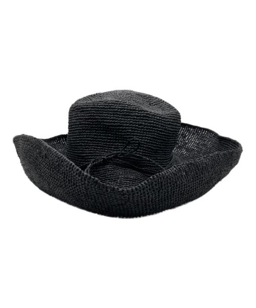 HELEN KAMINSKI（ヘレンカミンスキー）HELEN KAMINSKI (ヘレンカミンスキー) ラフィアハット ブラックの古着・服飾アイテム