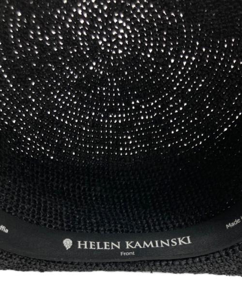 HELEN KAMINSKI（ヘレンカミンスキー）HELEN KAMINSKI (ヘレンカミンスキー) ラフィアハット ブラックの古着・服飾アイテム