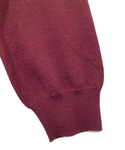 JIL SANDER（ジルサンダー）JIL SANDER (ジルサンダー) スキッパーウールニット ボルドー サイズ:40の古着・服飾アイテム