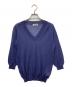 JIL SANDER（ジルサンダー）の古着「シルクカシミアシアーニット」｜ネイビー
